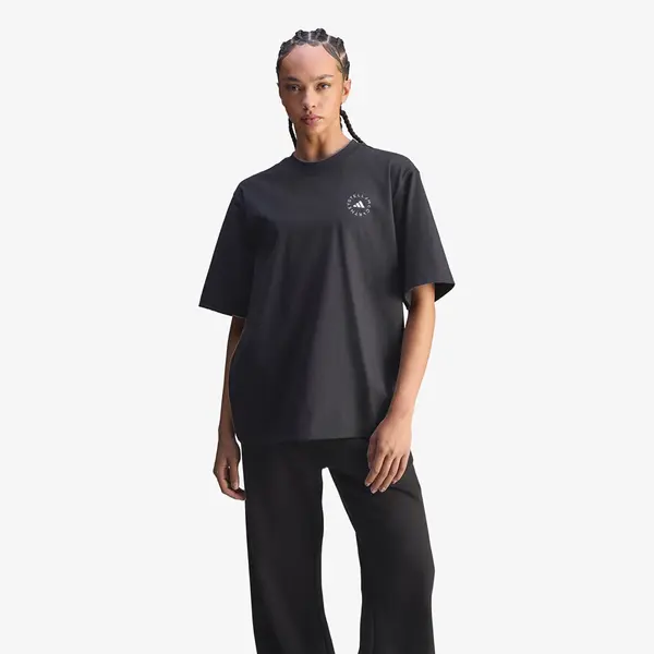adidas Performance Тениска adidas x Stella Mccartney Loose T-Shirt Black M