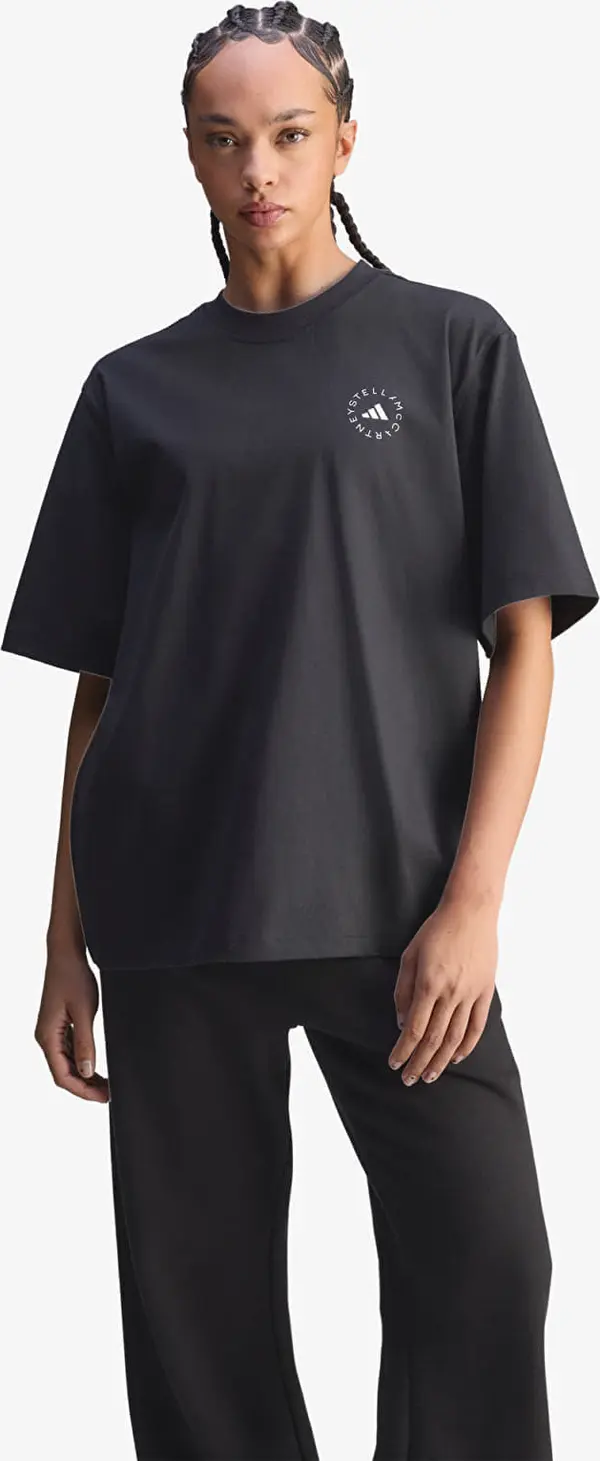 adidas Performance Тениска adidas x Stella Mccartney Loose T-Shirt Black S