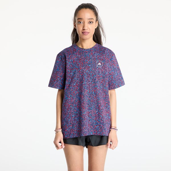 adidas Performance Тениска adidas x Stella McCartney Printed Loose T-Shirt White/ White/ Active Red XS