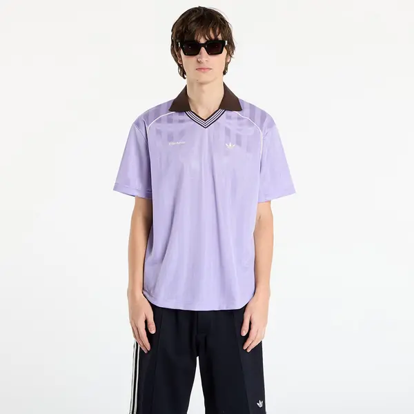 adidas Originals Тениска adidas x Wales Bonner Football T-Shirt UNISEX Light Purple XS