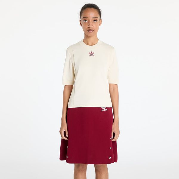 adidas Originals Тениска adidas x Wales Bonner Knit Short Sleeve T-Shirt Wonder White XS