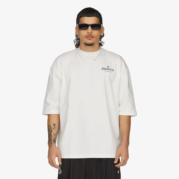 adidas Originals Тениска adidas x Willy Chavarria Logo Ss T-Shirt Off White M