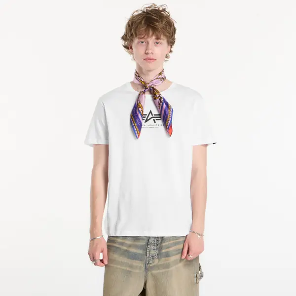 Alpha Industries Тениска Alpha Industries Basic T-Shirt Contrast Stitch White M