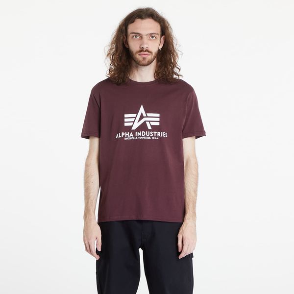 Alpha Industries Inc. Тениска Alpha Industries Basic Tee Dark Wine S