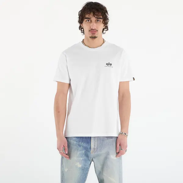 Alpha Industries Тениска Alpha Industries Heritage Backprint T-Shirt White/ Sage L
