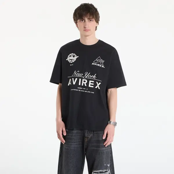 Avirex Тениска Avirex Team Avirex Tee Black S