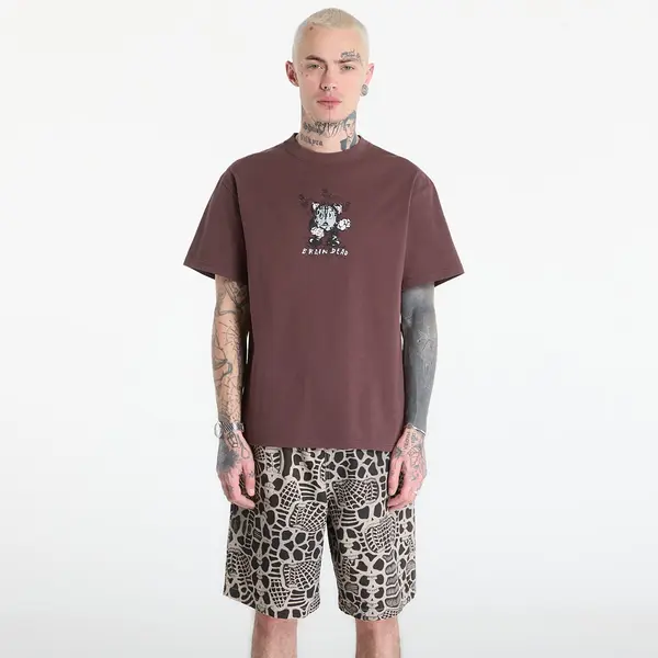 Brain Dead Тениска Brain Dead Time Is Nigh T-shirt Berry XL