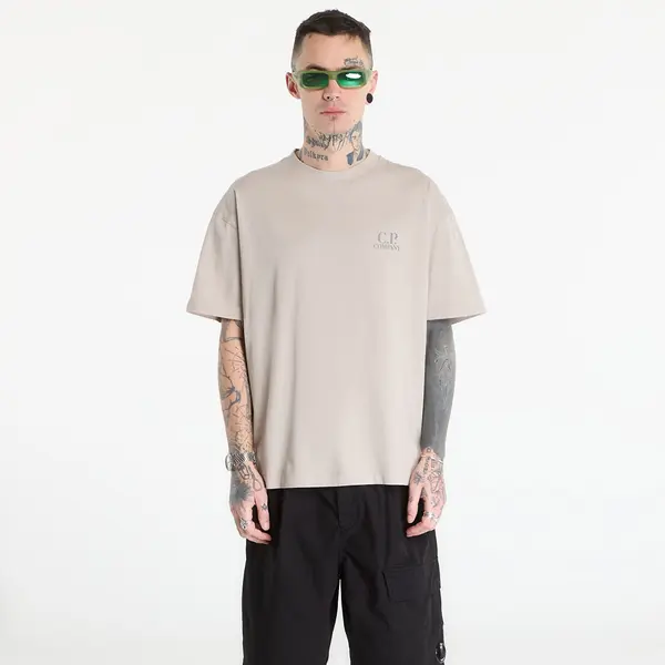 C.P. Company Тениска C.P. Company 30/1 Jersey Short Sleeve Logo T-Shir Multi/ Peacoat M