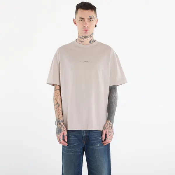C.P. Company Тениска C.P. Company 30/1 Jersey Short Sleeve Logo T-Shir Multi/ Peacoat XL