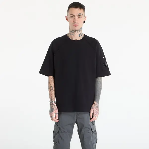 C.P. Company Тениска C.P. Company Light Fleece Short Sleeve Sweatshirt Black L