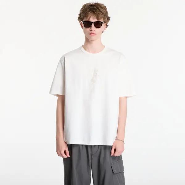 C.P. Company Тениска C.P. Company Mercerized Jersey 30/2 Twisted Short Sleeve Logo T-Shirt Gauze White S