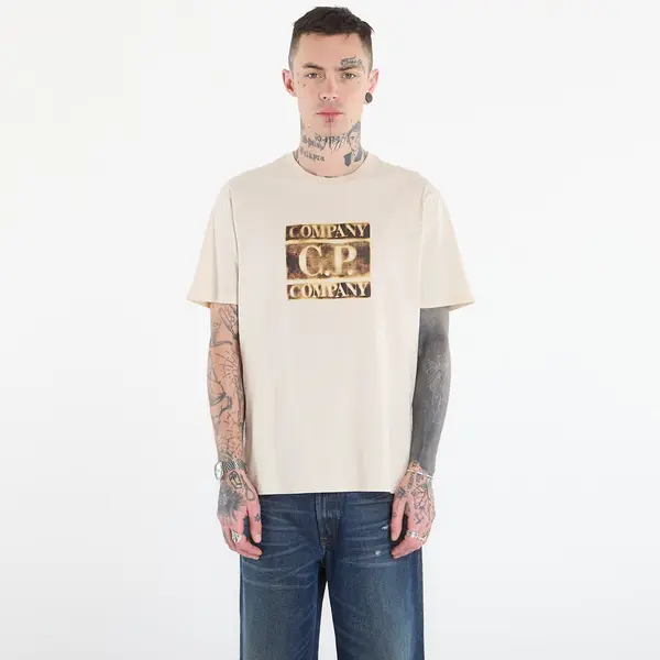 C.P. Company Тениска C.P. Company Short Sleeve Frozen Dew/ White XXL