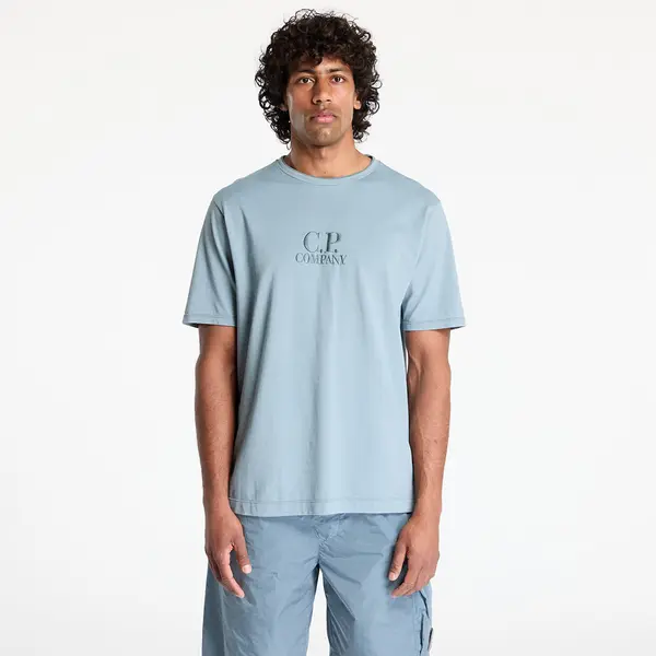 C.P. Company Тениска C.P. Company Tacting Piquet Embroidery T-Shirt Stormy Weather S