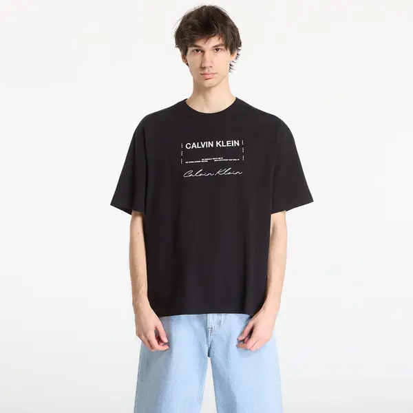 Calvin Klein Тениска Calvin Klein Jeans 16S April Graphic Se Tee Black L