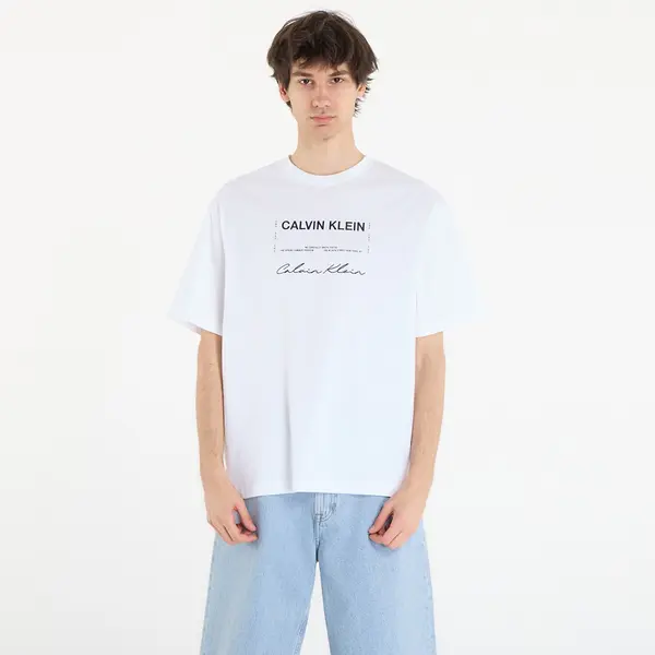 Calvin Klein Тениска Calvin Klein Jeans 16S April Graphic Se Tee White L