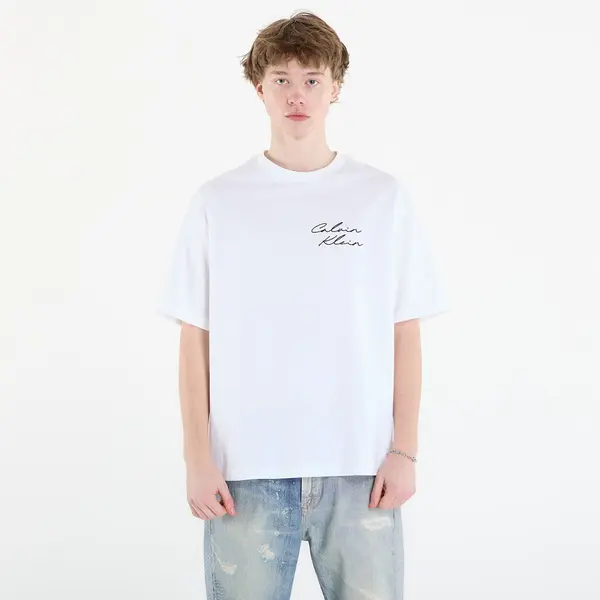 Calvin Klein Тениска Calvin Klein Jeans 16S April Graphic Se Tee White M