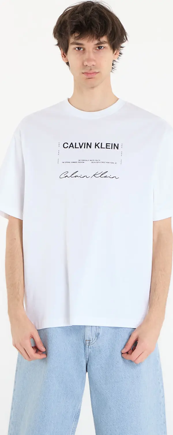 Calvin Klein Тениска Calvin Klein Jeans 16S April Graphic Se Tee White S