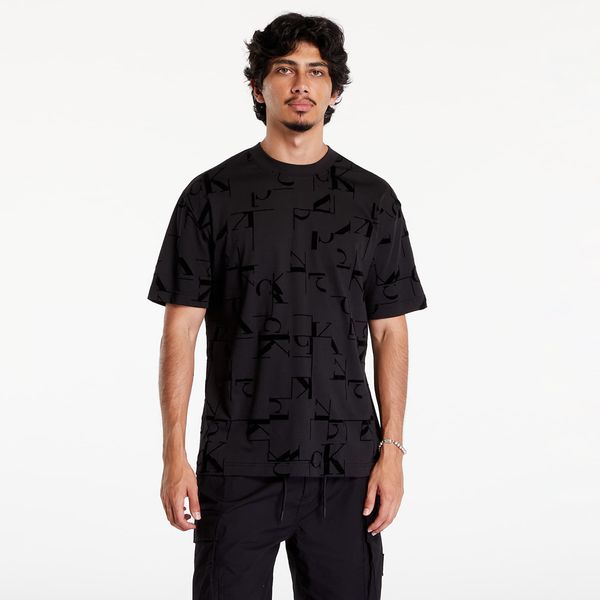 Calvin Klein Тениска Calvin Klein Jeans Aop Monogram Tee Black M