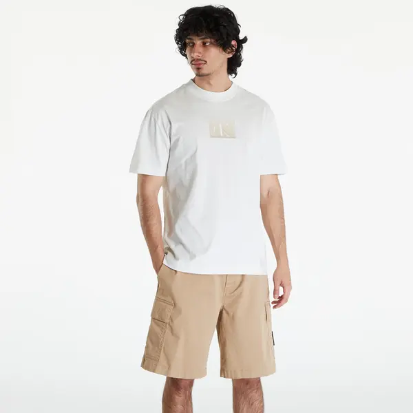 Calvin Klein Тениска Calvin Klein Jeans Embroidery Patch T-Shirt White XL