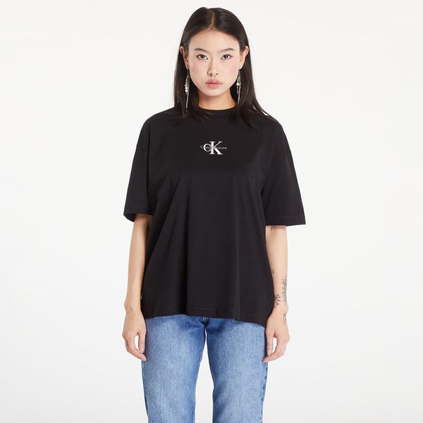 Calvin Klein Тениска Calvin Klein Jeans Monogram Boyfriend T-Shirt Black S