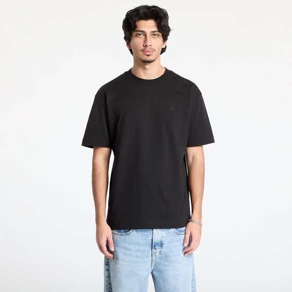 Calvin Klein Тениска Calvin Klein Jeans Soft Layered Monogram Tee Black M