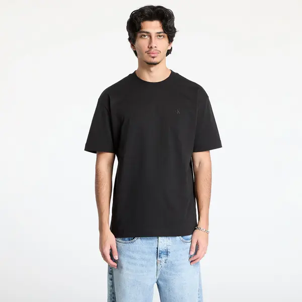 Calvin Klein Тениска Calvin Klein Jeans Soft Layered Monogram Tee Black XL