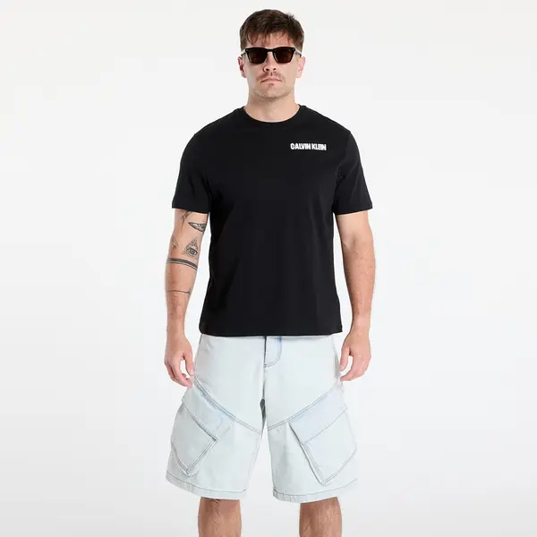 Calvin Klein Тениска Calvin Klein Jeans Ss 20S Calvin Line 3 Tee Black S