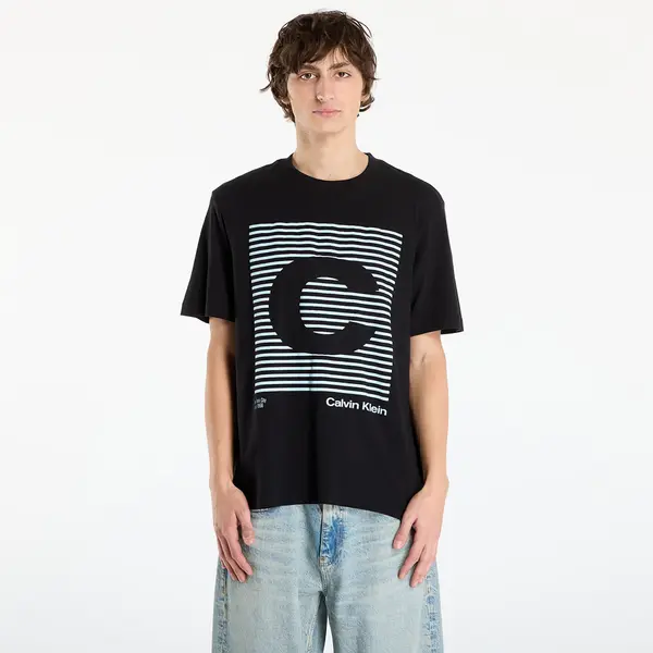 Calvin Klein Тениска Calvin Klein Jeans Ss 20S Io Ck Speaker Graphic Tee Black XL