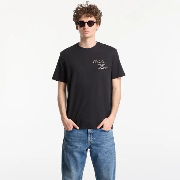 Calvin Klein Тениска Calvin Klein Jeans Ss 30S Eu Calvin Klein Resrt Graphic Tee Black S
