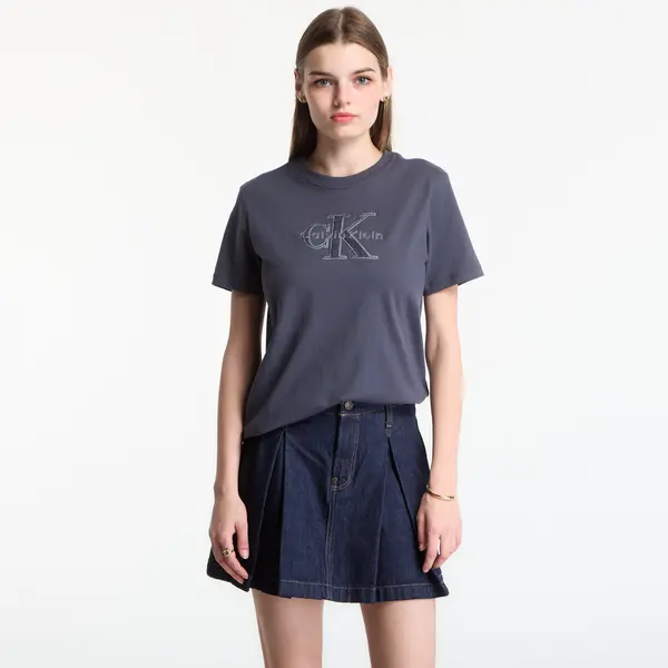 Calvin Klein Тениска Calvin Klein Jeans Ss Baby Terry Hero Monologo Tee Ebony M