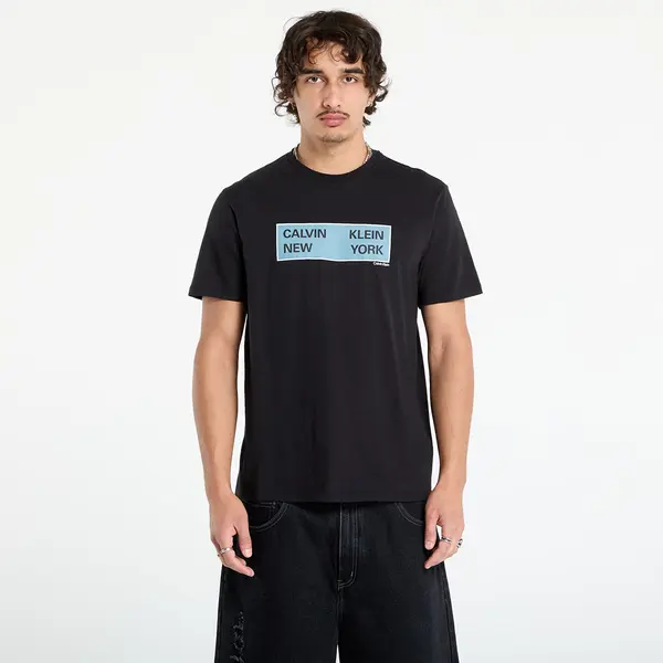 Calvin Klein Тениска Calvin Klein Jeans SS CK NY Box Graphic Tee Black M