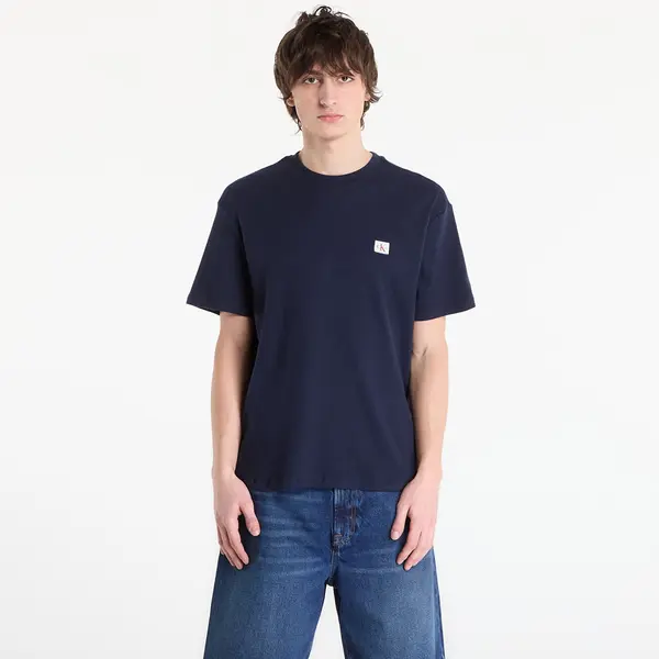 Calvin Klein Тениска Calvin Klein Jeans Ss Waffle Badge Crew Tee Blue M
