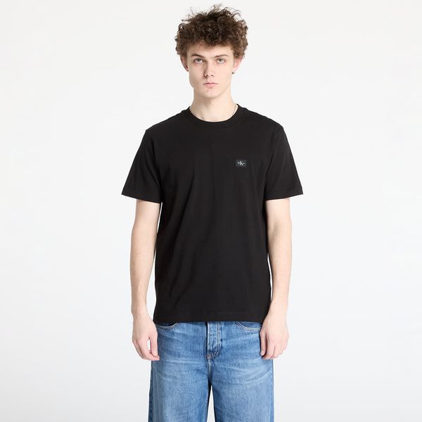Calvin Klein Тениска Calvin Klein Jeans Woven Label Regular Tee Black M