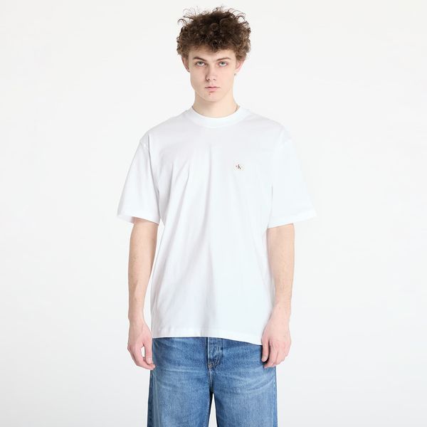 Calvin Klein Тениска Calvin Klein Jeans Woven Label Relaxed Tee White S