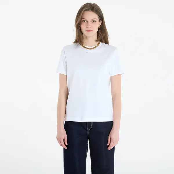 Calvin Klein Тениска Calvin Klein Ss 20S Classic Logo Tee Bright White XS