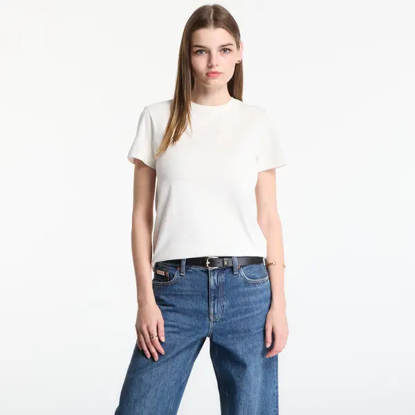 Calvin Klein Тениска Calvin Klein Ss 20S Jersey Emblem Crew Tee Tofu S