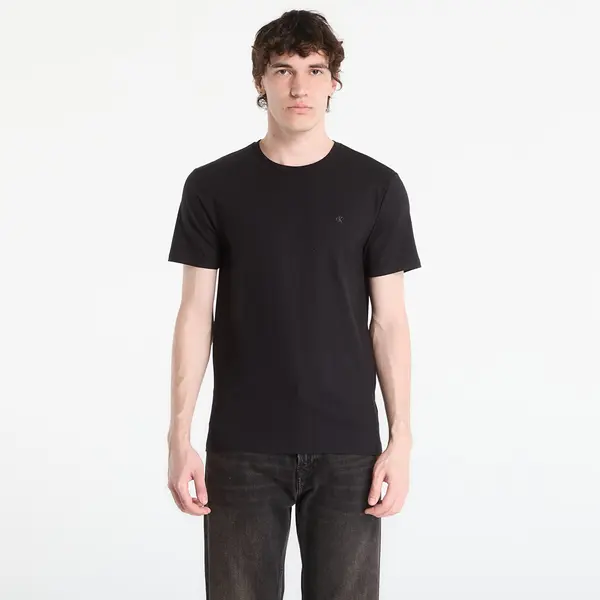 Calvin Klein Тениска Calvin Klein Ss Slim Stretch Cotton Crewneck Tee Black L
