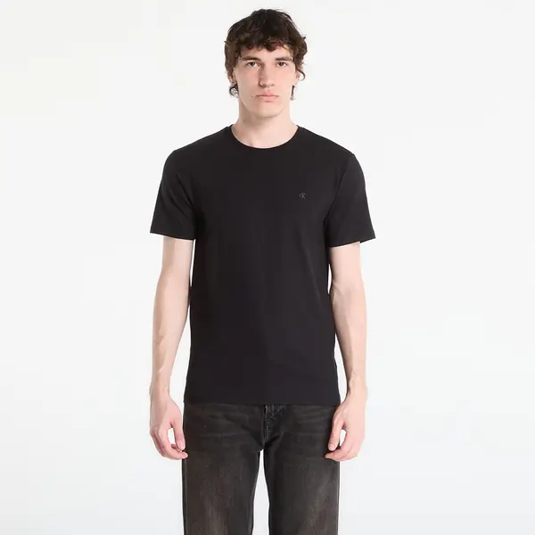 Calvin Klein Тениска Calvin Klein Ss Slim Stretch Cotton Crewneck Tee Black S