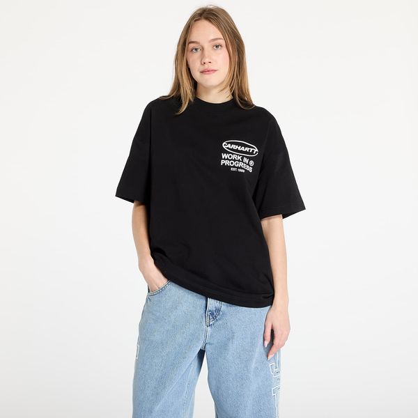 Carhartt WIP Тениска Carhartt WIP Body Of Work Short Sleeve T-Shirt UNISEX Black/ White XS