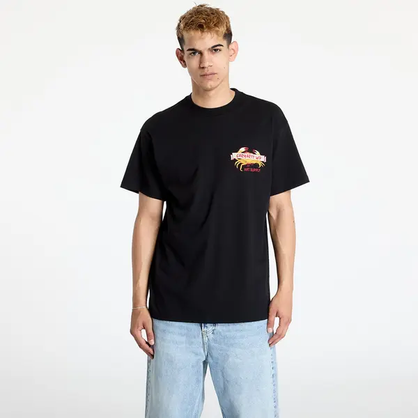 Carhartt WIP Тениска Carhartt WIP Crab Paint Short Sleeve T-Shirt UNISEX Black M