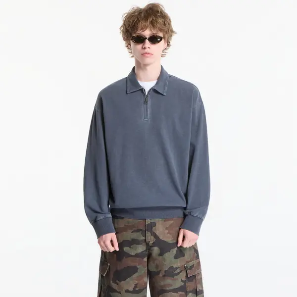 Carhartt WIP Тениска Carhartt WIP Harper Polo UNISEX Carbon Garment Dyed XL