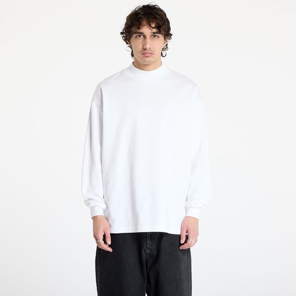 Carhartt WIP Тениска Carhartt WIP Long Sleeve Script Mockneck T-Shirt UNISEX White S
