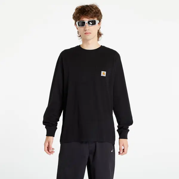 Carhartt WIP Тениска Carhartt WIP Longsleeve Pocket T-Shirt UNISEX Black M
