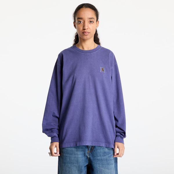 Carhartt WIP Тениска Carhartt WIP L/S Vista T-Shirt UNISEX Aura Garment Dyed XS