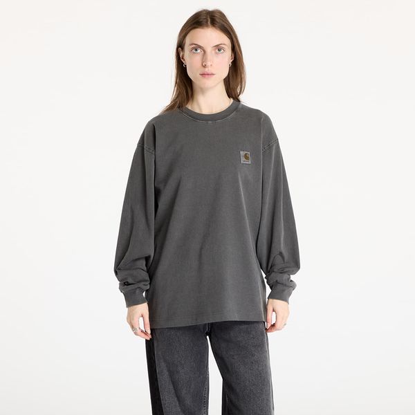 Carhartt WIP Тениска Carhartt WIP L/S Vista T-Shirt UNISEX Graphite Garment Dyed XXL
