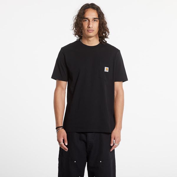 Carhartt WIP Тениска Carhartt WIP Pocket Short Sleeve T-Shirt UNISEX Black XL