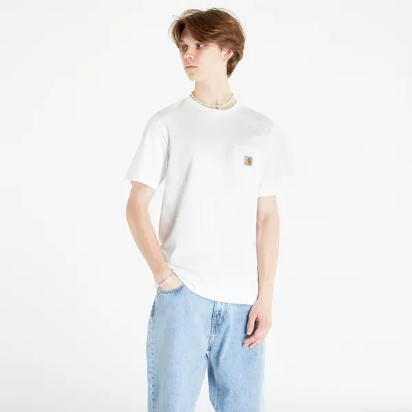 Carhartt WIP Тениска Carhartt WIP Pocket Short Sleeve T-Shirt UNISEX White XS