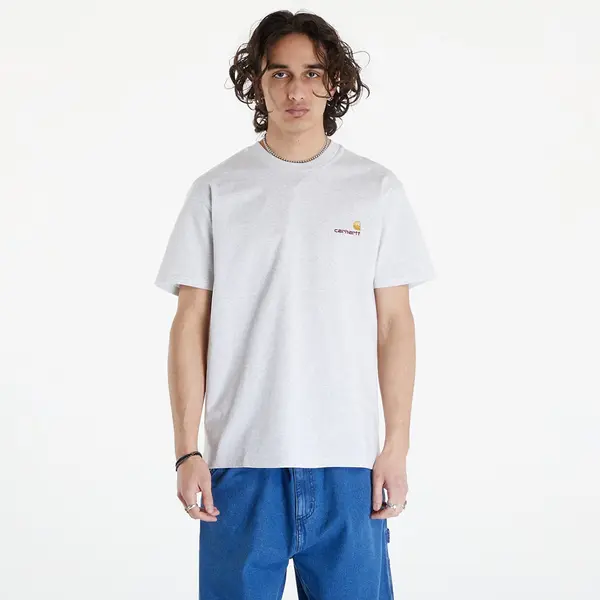Carhartt WIP Тениска Carhartt WIP S/S American Script T-Shirt UNISEX Ash Heather L