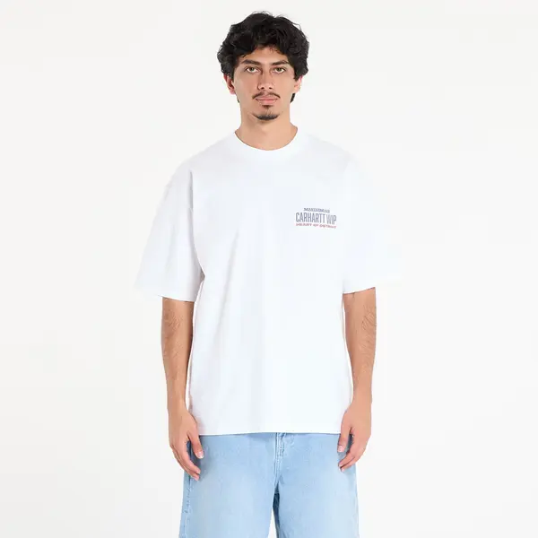 Carhartt WIP Тениска Carhartt WIP S/S Arcan T-Shirt UNISEX White Heavy Stone Wash M