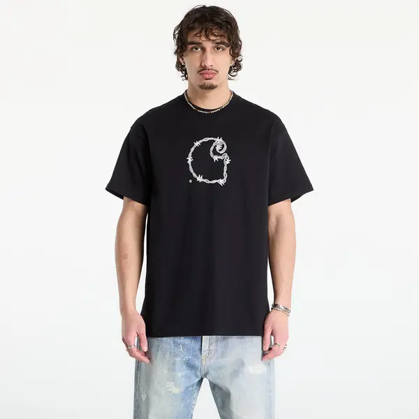 Carhartt WIP Тениска Carhartt WIP S/S Barbwire C T-Shirt UNISEX Black XL